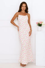 Hawaii Magic Maxi Dress White