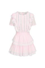 Natasha Stripe Cotton Mini Dress