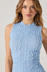 Textured Bodycon Midi Dress