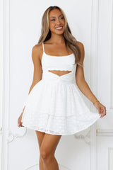 Haven Of Happiness Mini Dress White