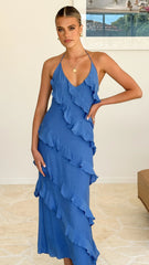 Sophia Maxi Dress - Cobalt Blue