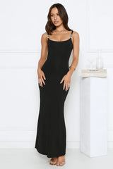 Island Lounging Maxi Dress Black