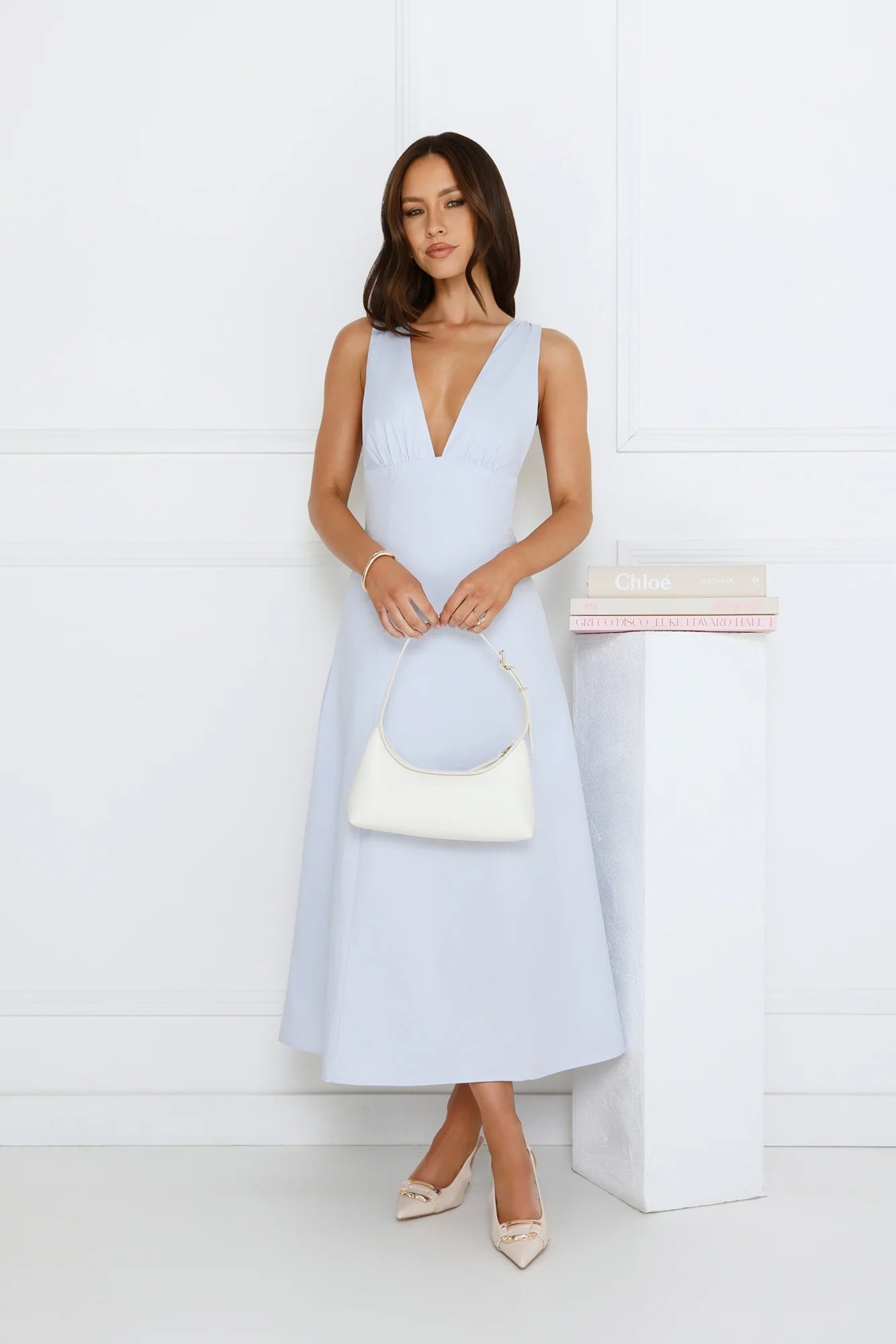 Iconic Moments Midi Dress Blue