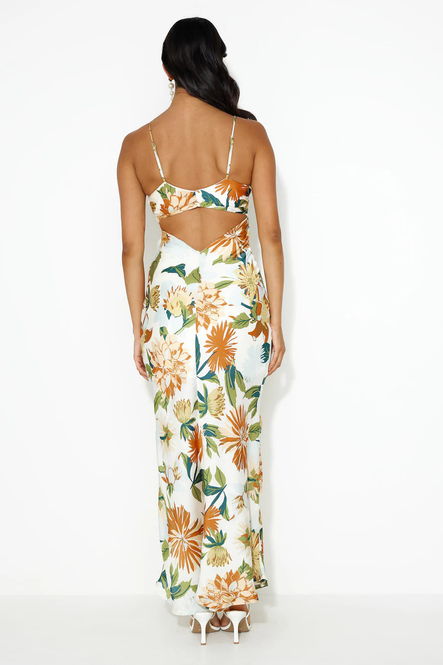 Her Own Skin Maxi Dress White