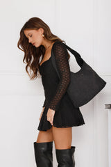Jami Bag Black Suede