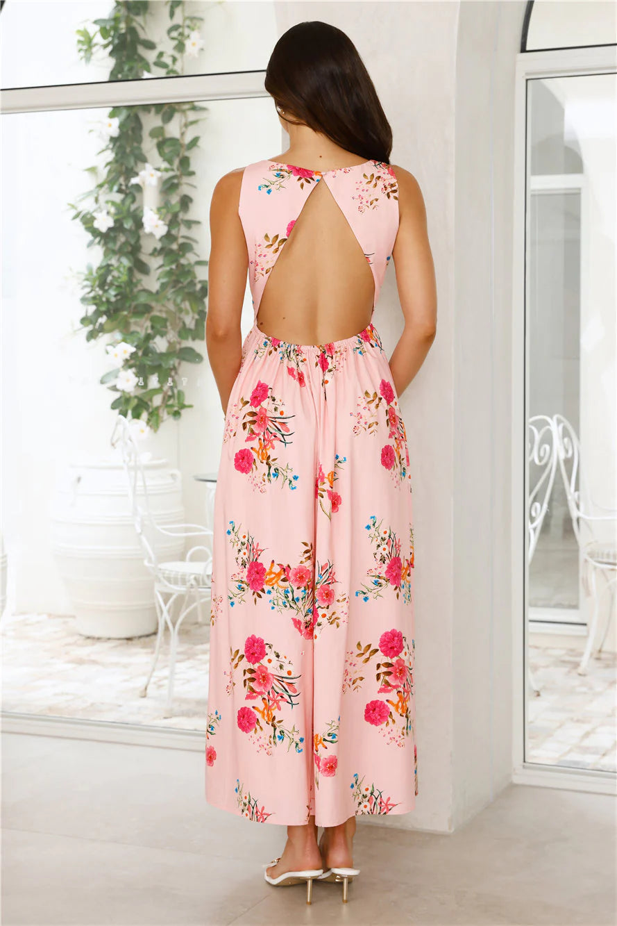 Isn't She Lovely Maxi Dress Pink