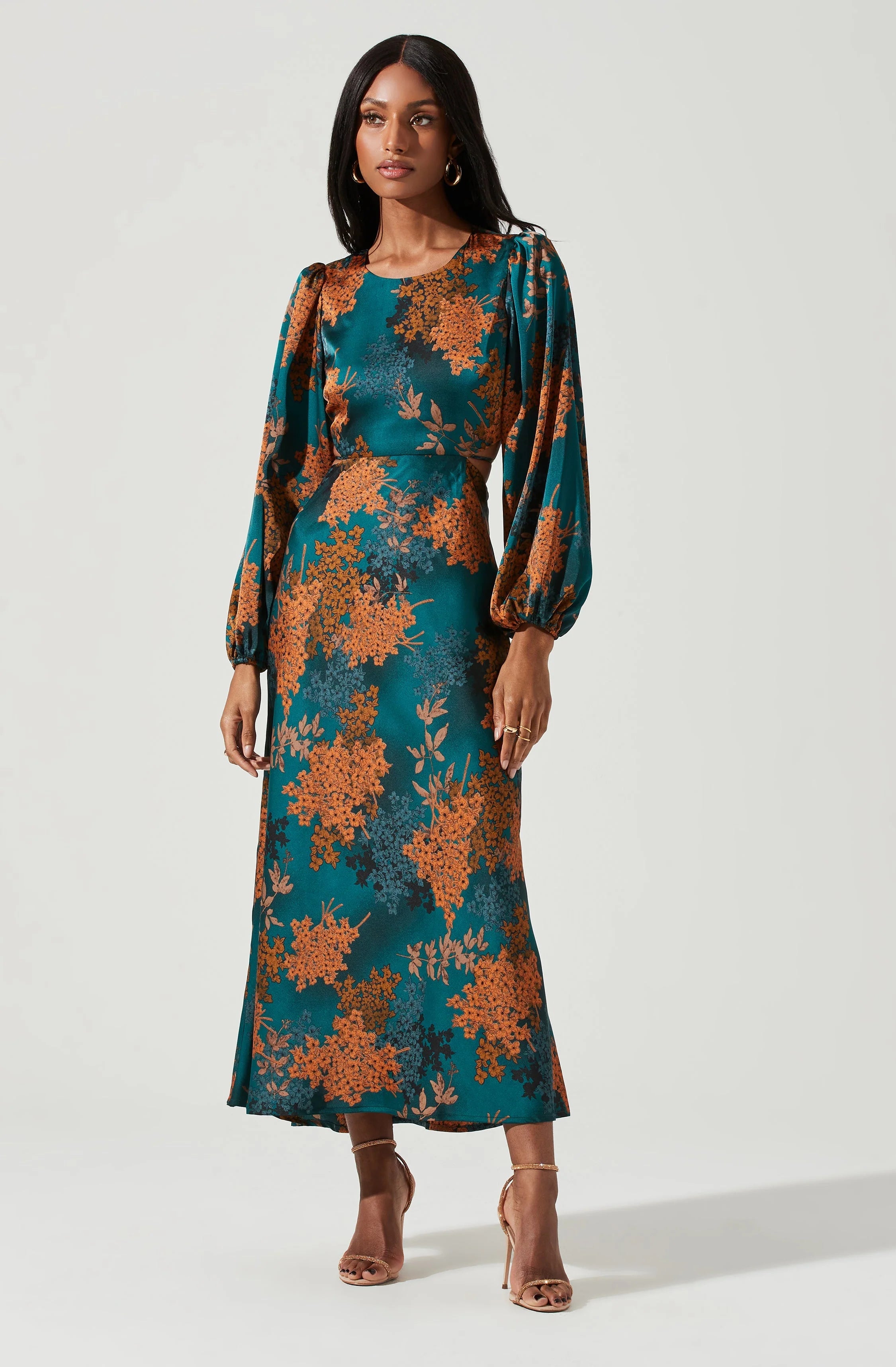 Quinn Floral Cutout Maxi Dress