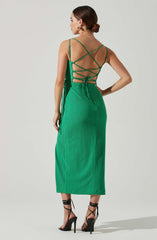 Brinda Wrap Midi Dress