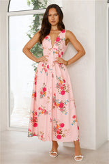 Isn't She Lovely Maxi Dress Pink